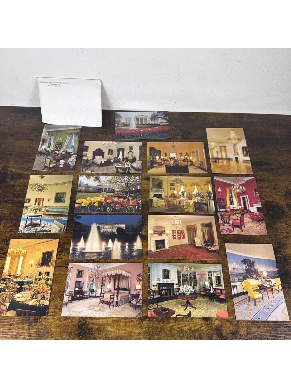 White House Historical Association 1991 Postcard Set • 15 Cards • Unused Vintage